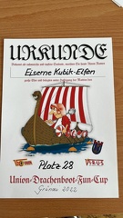 Urkunde Drachenboot Regatta 2022