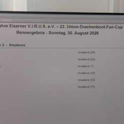 23. Drachenbootcup vom Eisernen V.I.R.U.S.e.V